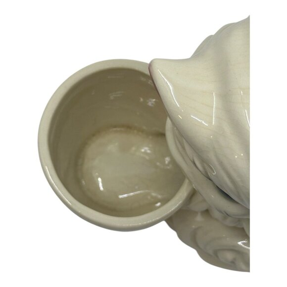 HULL Pink Kitten Art Pottery Glazed Planter, Made In U.S.A., Ca. 1940's #61 - Picture 10 of 10